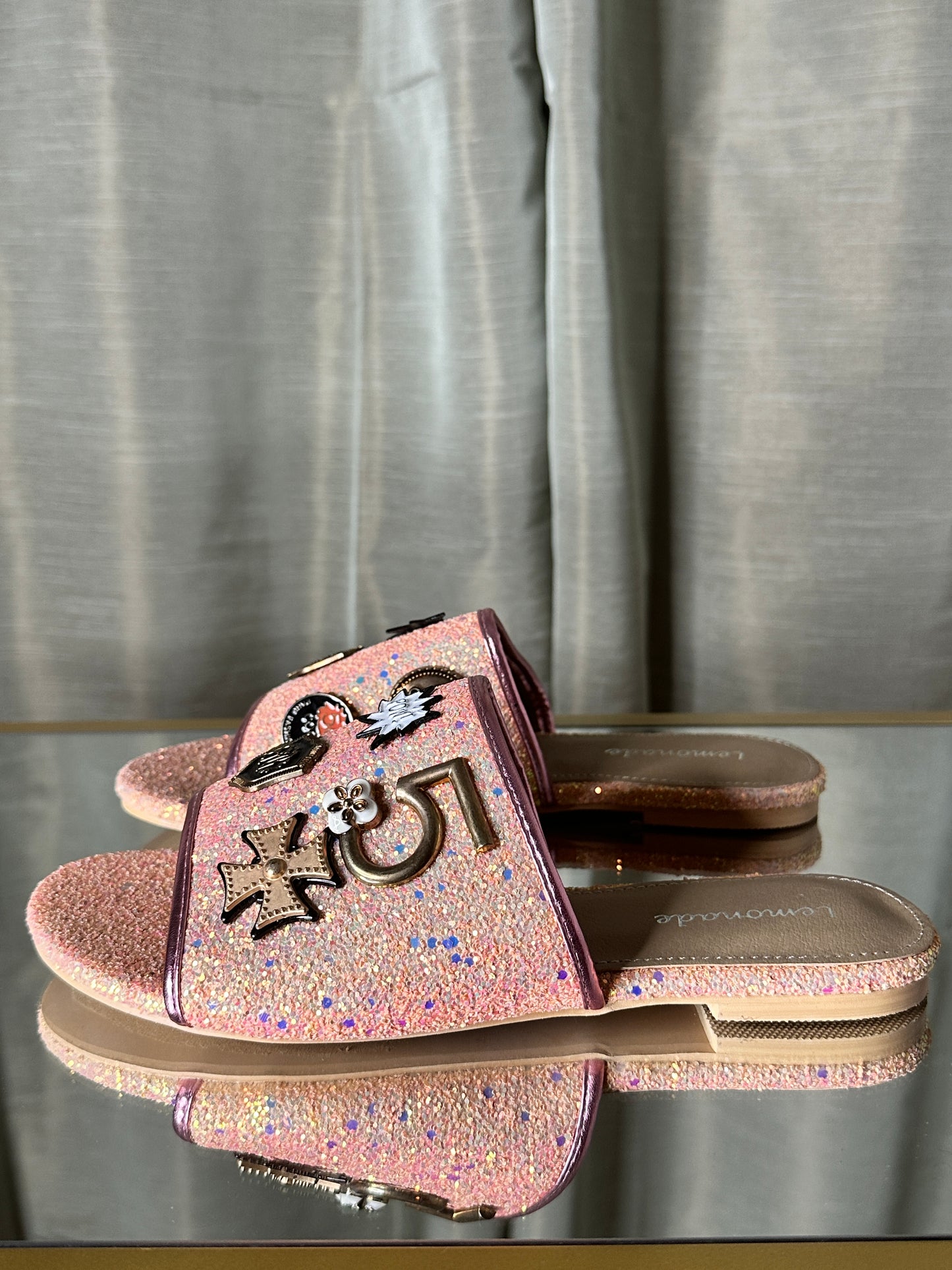 NEW Pink Bling Sandals