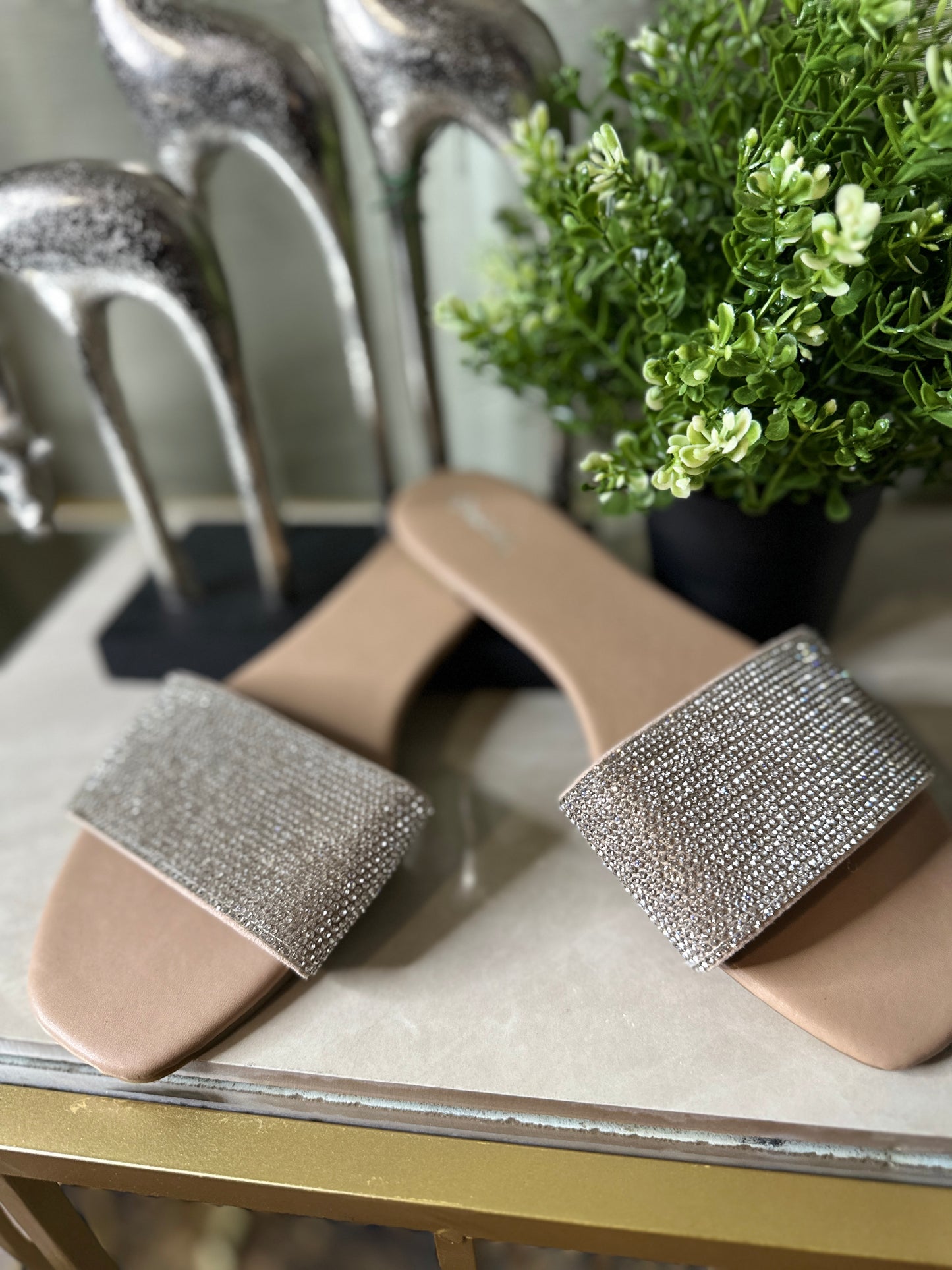 NEW Diamond Diva | Tan Sandals