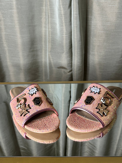 NEW Pink Bling Sandals