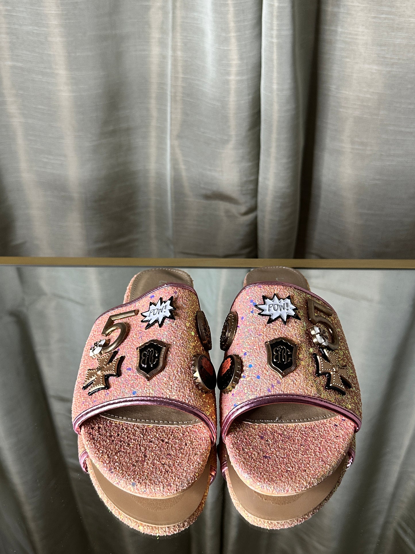 NEW Pink Bling Sandals