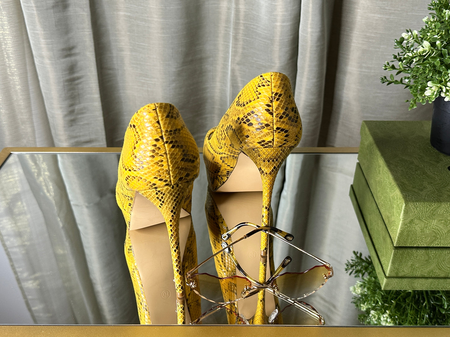 NEW Yellow High Heels