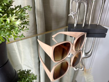 NEW Tan Cat Eye Sunglasses