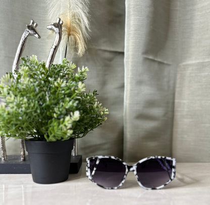 NEW Black & White Sunglasses