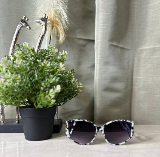 NEW Black & White Sunglasses