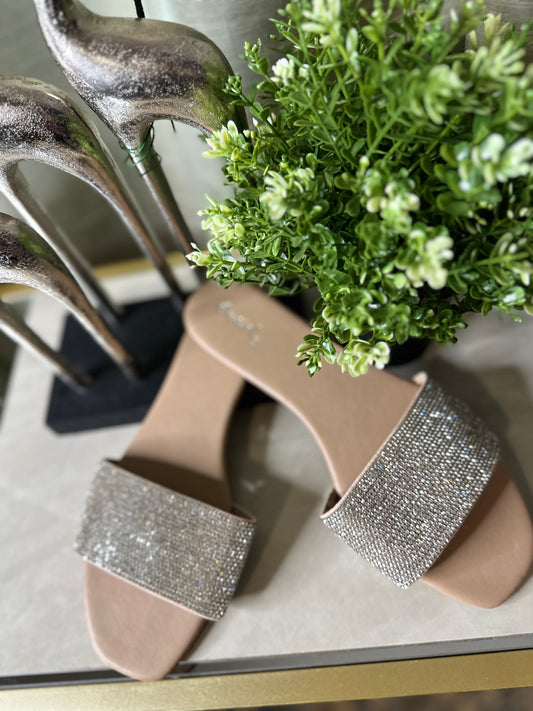 NEW Diamond Diva | Tan Sandals