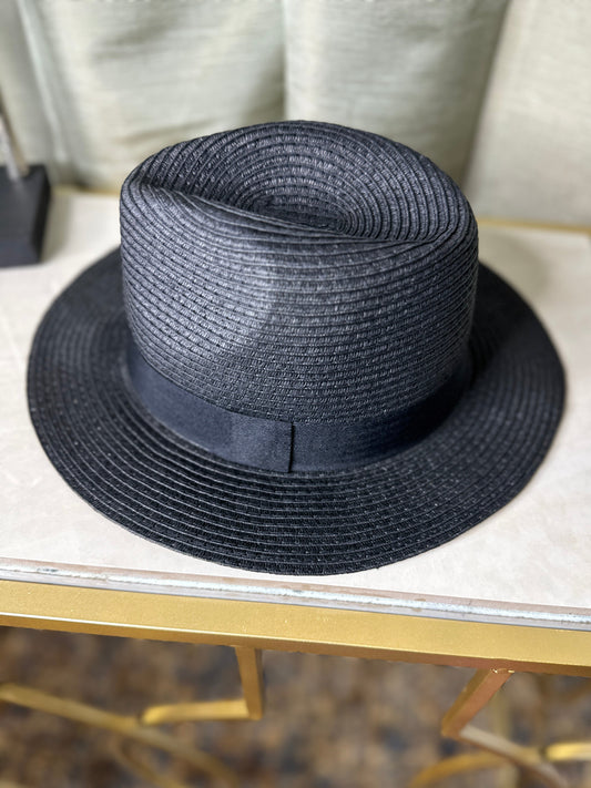 Black Mini Sun Hat