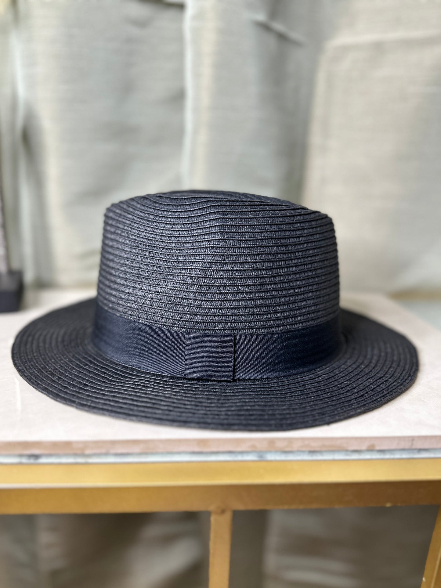 Black Mini Sun Hat